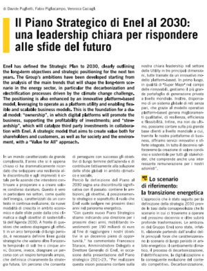 Il Piano Strategico di Enel al 2030: una leadership chiara per rispondere alle sfide del futuro