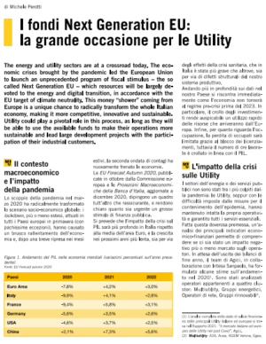 I fondi Next Generation EU: la grande occasione per le Utility