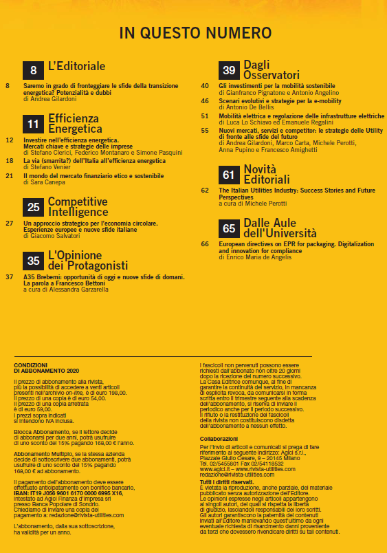 Numero 1 - Anno 2020