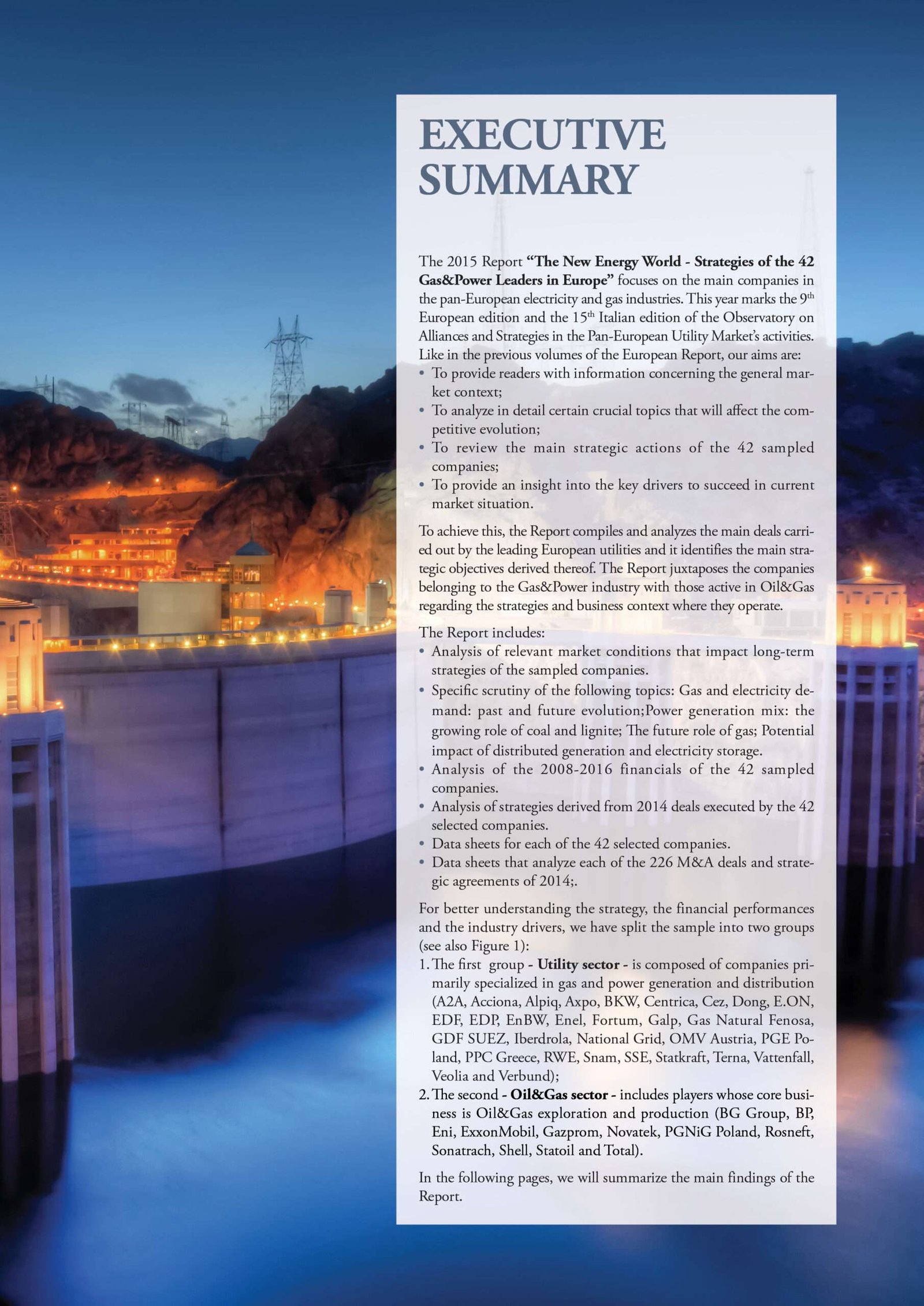 Executive Summary europeo 2015