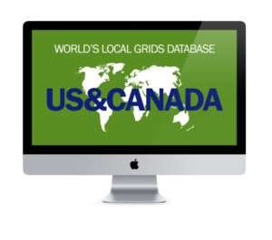 US&CANADA (World’s Local Grids Database)
