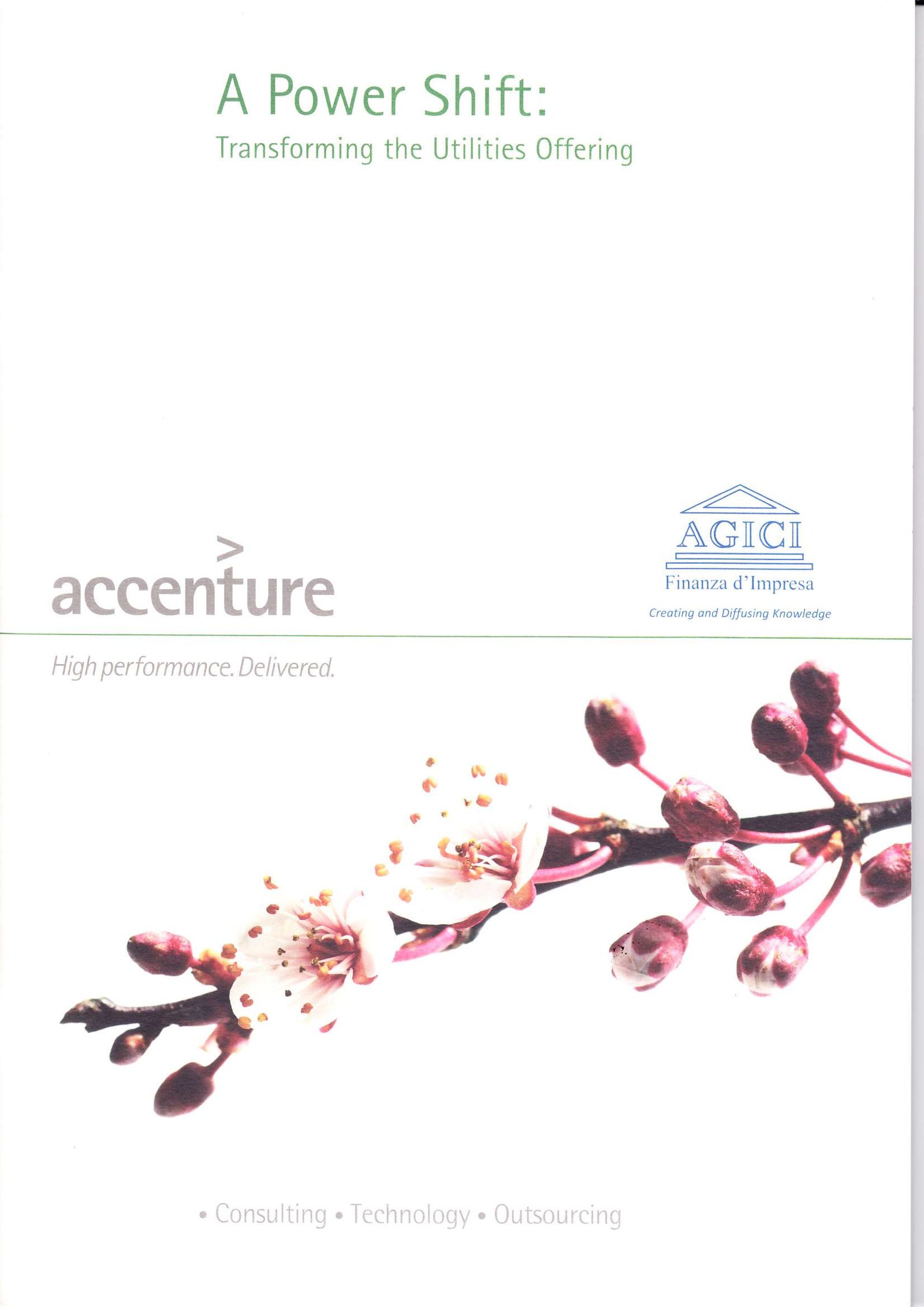 A Power Shift: Transforming the Utilities Offering.