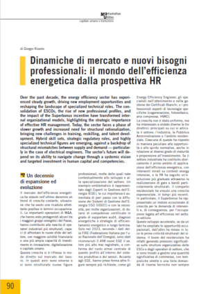 Dinamiche di mercato e nuovi bisogni professionali: il mondo dell’efficienza energetica dalla prospettiva HR