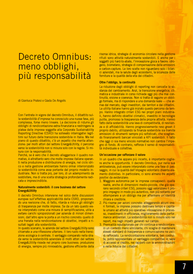 Decreto Omnibus: meno obblighi, più responsabilità